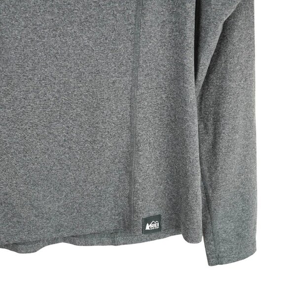 REI Co-Op Womens XS Gray Quarter-Zip Pullover Long Sleeve Pullover - Picture 2 of 5